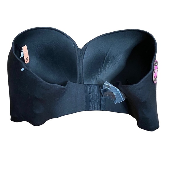 Bali Comfort Revolution Black Strapless Wirefree Bra DF6583 - Picture 2 of 5